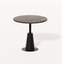 MIRA - TBL 1070 (AB (METAL FRAME ANODIC BROWN), MARBLE ALASKA WHITE)