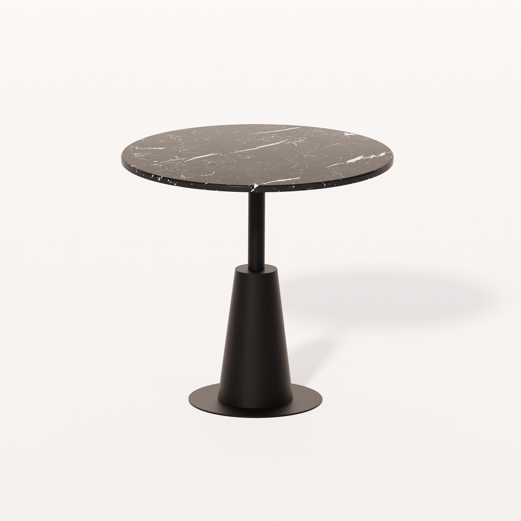 MIRA - TBL 1071 (AB (METAL FRAME ANODIC BROWN), MARBLE ALASKA WHITE)