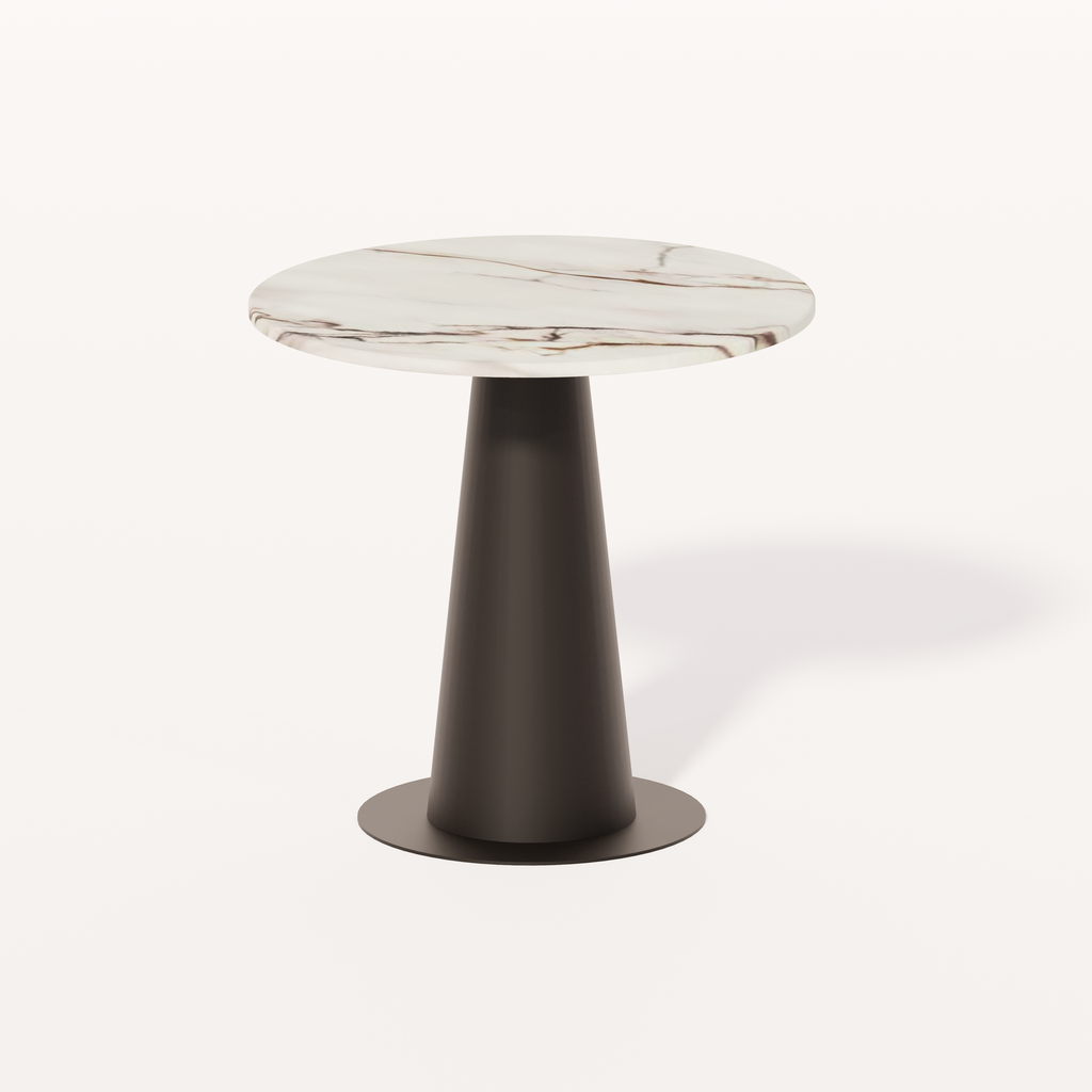 LIDO - TBL 1061 (AB (METAL FRAME ANODIC BROWN), MARBLE ALASKA WHITE)