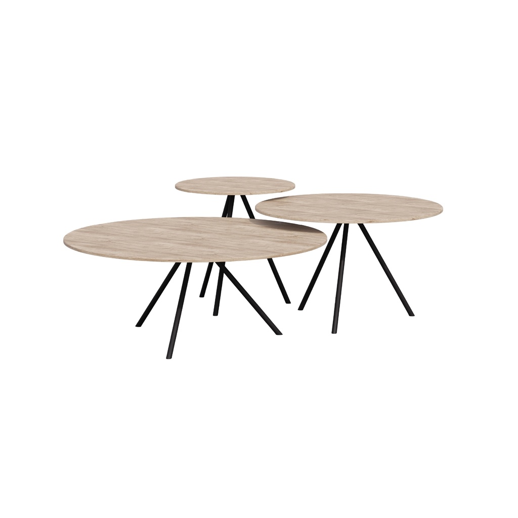 [TBL 615 AB 9 V OAK R16] DUALIA (AB (METAL FRAME ANODIC BROWN), WOOD VENEER OAK NATURAL 9MM)