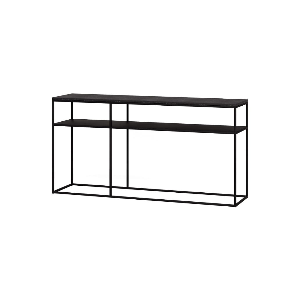 [TBL/CON 84 AB 20 V OAK NAT 15] CAPULUS - TBL 84 (AB (METAL FRAME ANODIC BROWN), WOOD VENEER OAK NATURAL 20MM)