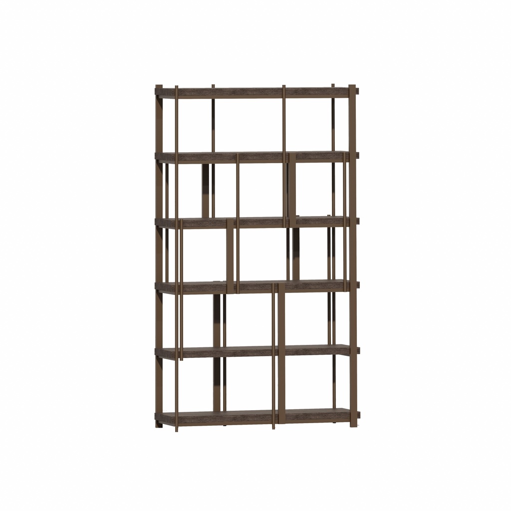[RCK 1220  AB V OAK NAT] BORA BORA - RCK 1220 (AB (METAL FRAME ANODIC BROWN), wood veneer oak natural 40MM)
