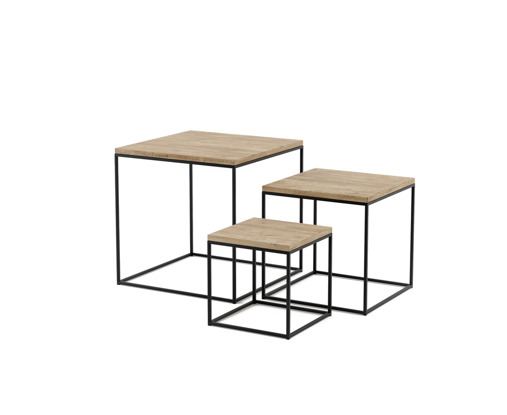 COETUS  (AB (METAL FRAME ANODIC BROWN), WOOD VENEER OAK NATURAL 20MM)