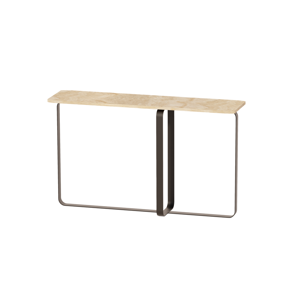 GRETA - CON 1195 (AB (METAL FRAME ANODIC BROWN), MARBLE ALASKA WHITE)
