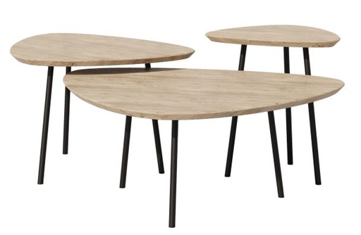 [TBL 261 BL 20 V OAK NAT 16] MELISSA