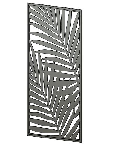 FLAT ROOMDIVIDER - LEAVES